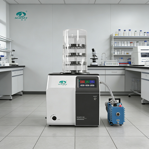 Lyophilisateur à cloche automatique en acier inoxydable SCIENTZ-10N pour usage commercial, domestique et <span class=keywords><strong>laboratoire</strong></span>, équipement médical OEM - Product Image 1
