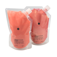 Base de gloss à lèvres végétalienne haute pigmentation 162 couleurs, vente en gros d'usine, étiquette privée, matières premières naturelles nude, base de gloss à lèvres waterproof