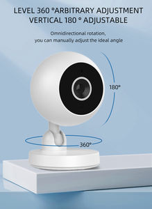 Mini Cámara Inalámbrica WiFi de 1080P con 360 °   Rotación, 180 °   Cámara de Vigilancia con Vista Vertical y Visión Nocturna - Product Image 4