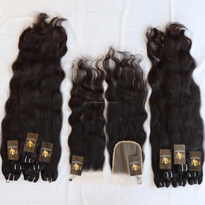 Perruque Lace front wig indienne vierge, cheveux humains, cheveux humains bouclés, 100% vison, avec Lace frontale - Product Image 1