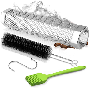 <span class=keywords><strong>Tubo</strong></span> de ahumador de pellets de barbacoa <span class=keywords><strong>perforado</strong></span> con mallas de filtro de <span class=keywords><strong>acero</strong></span> <span class=keywords><strong>inoxidable</strong></span> 304 para fumar en caliente o en frío - Product Image 1