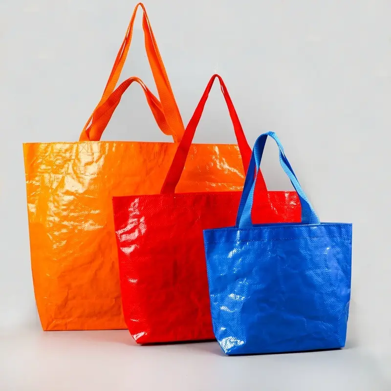 Сумка для покупок Kalanta среднего размера, Подарочная расширяемая сумка для покупок из полипропилена, сделанная во Вьетнаме