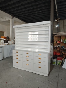 Giá để trưng bày sơn móng tay kiểu Pháp cổ điển năm 2019, bảo hành 5 năm, đèn LED trắng, chạm khắc - Product Image 3