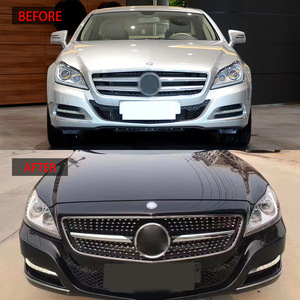 Calandre de voiture Mercedes-Benz 2012-2014 Classe CLS W218, design ciel étoilé, matériau ABS, pièce de rechange avant - Product Image 2