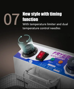 Produits chauds Les friteuses électriques continues motorisées à température contrôlée sont utilisées dans les aliments de rue ou les chariots alimentaires pour PME - Product Image 6