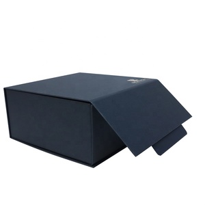 Hộp Quà Tặng Gấp Nam Châm Đóng Nắp Gấp Lại Được Gấp Lại Được Các Tông Lớn Cứng Màu Đen Logo Tùy Chỉnh Cao Cấp/Chất Lượng Cao - Product Image 4