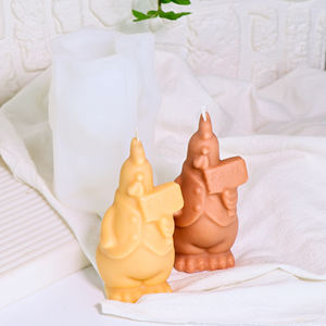 Molde <span class=keywords><strong>de</strong></span> silicona <span class=keywords><strong>de</strong></span> animales para Vela, lindo Animal talón oso elefante oveja Gallo resina epoxi molde <span class=keywords><strong>de</strong></span> silicona DIY Fabricación <span class=keywords><strong>de</strong></span> yeso decoración del hogar - Product Image 5