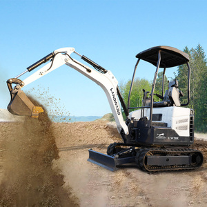 Landward Mini Máy xúc 1.<span class=keywords><strong>2</strong></span> tấn miễn phí vận chuyển bánh xích nhỏ máy xúc đa chức năng hộ gia đình Bagger với CE động cơ để bán - Product Image 5
