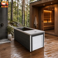 Luxuriöser Hotel-Kaltwasserpool aus Edelstahl, Kommerzielle Eisbadewanne für Fitness & Spa