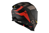 Casques Astone Nouveau modèle GT6 de haute qualité en ABS noir mat/rouge vintage, casque intégral, tailles XS-3XL, avec une bonne résistance aux chocs