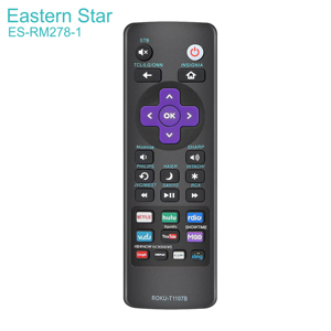 Télécommande de remplacement ES-RM278-1, nouvelle télécommande universelle en ABS pour les boîtiers de lecteurs multimédias Roku <span class=keywords><strong>TV</strong></span> T1107B - Product Image 5