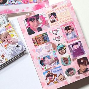 Libro de Pegatinas de Colores Creativos, Material Decorativo DIY, Pegatinas Estilo INS para Niños - Product Image 2