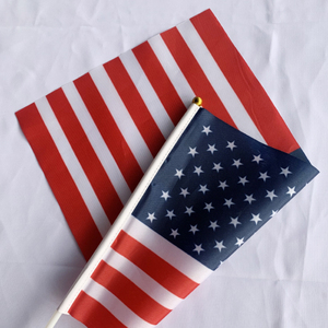 Drapeau en tissu tissé à la main, double face, ultra-léger, compact, pour les voyages, la fête nationale, les festivals, les supporters, drapeau à main - Product Image 6