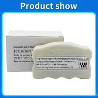 1PC T6710 T6711 T6712 Restaurador de chips para caja de mantenimiento Epson (versión antigua) con batería incorporada y decodificador de chip para tanque de tinta residual