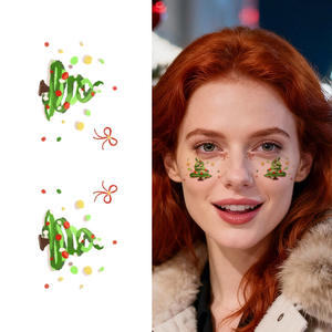 สติกเกอร์รอย<span class=keywords><strong>สัก</strong></span>ชั่วคราวสำหรับเทศกาลคริสต์มาส<span class=keywords><strong>รูป</strong></span>การ์ตูนขี้เล่น<span class=keywords><strong>ต้น</strong></span>คริสต์มาส<span class=keywords><strong>ที่</strong></span>สวยงามรอย<span class=keywords><strong>สัก</strong></span>กันน้ำสำหรับใบหน้าคอ<span class=keywords><strong>แขน</strong></span> - Product Image 1