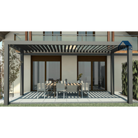 Kits de pergola de jardin de luxe à vendre, kits de pergola en aluminium à vendre, fabricant chinois de cabanes de jardin