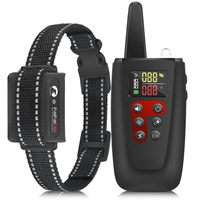 Meilleur vendeur 2 en 1 collier électronique anti-aboiement pour chien collier d'entraînement anti-aboiement collier antichoc pour chien avec télécommande