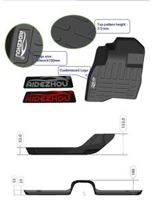 Tapis de camion en matériau écologique 5D TPV/TPE adapté aux modèles VOLVO VNL 300 430 630 670 730 780 et VT - Product Image 4