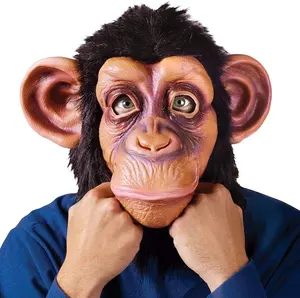 Babbuino, Scimmia, Gorilla, Scimpanzé maschera di Vendita Caldo RE di Nuovo Disegno Animale Fancy Dress Maschera Maschera maschera di Halloween