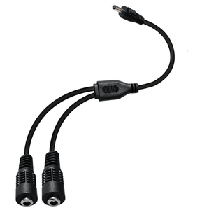 כבל מפצל חשמל <span class=keywords><strong>DC</strong></span> 1 ל-2, 3.5 מ\"מ X 1.35 מ\"מ, זכר לנקבה, מתאם למצלמות, תאורת LED ועוד, 35 ס\"מ - Product Image 4