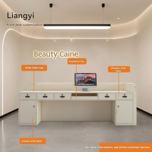 مكتب استقبال لطاولة الصراف المنحنية لصالونات التجميل وعيادات الأسنان ومؤسسات التدريب على الفن/الرقص مكاتب أمامية للشركات - Product Image 4