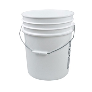 wholesale custom printed 20 liter square plastic bucket