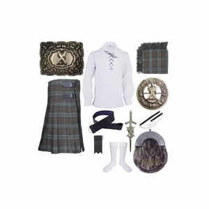 Ensemble de forfaits Kilts écossais des Highlands à vendre Ensemble de forfaits pour kilt en tartan pour hommes Style tenue écossaise - Product Image 1