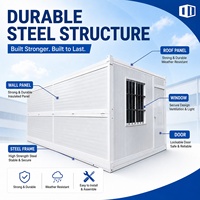 Maison mobile en conteneur en acier pliable de 20 pieds et 40 pieds, design moderne, standard, maison préfabriquée chinoise