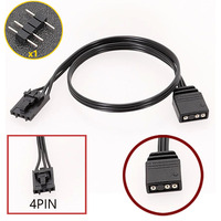 Câble de synchronisation ARGB RGB, adaptateur 3 broches vers 4 broches pour le contrôle de l'éclairage de la carte graphique, ordinateur PC