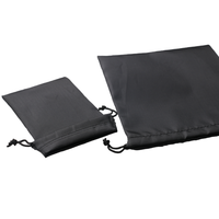 Sac à cordon personnalisé réutilisable en tissu Oxford, sac de rangement portable avec poignée en corde, écologique, anti-poussière, 16x18cm