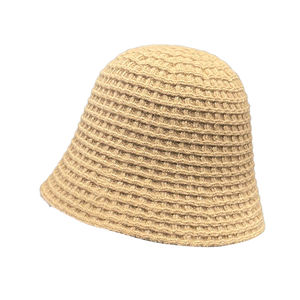 หมวกบักเก็ตผ้าฝ้ายสี่ฤดู ลายตัวอักษร สำหรับผู้หญิง-ใช้ได้ทุกวันสำหรับตกปลาและปั่นจักรยาน - Product Image 5