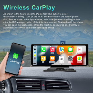Écran de navigation portable Android Podofo 10,26 pouces, 8 cœurs, 4+64 Go, prise en charge du CarPlay sans fil, Android Auto, Netflix, YouTube, GPS, WIFI, OEM - Product Image 2