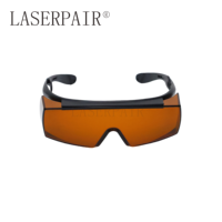 Lunettes de sécurité laser en gros, longueurs d'onde de protection 532, 808, 1064 nm, certifiées CE EN207, protection oculaire à 20 % de transmission