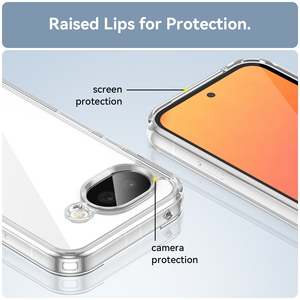 Funda Transparente para Google <span class=keywords><strong>Pixel</strong></span> 10A, Carcasa Protectora de Gel TPU Suave con Parte Trasera Rígida de Acrílico, 2 en 1, para Google <span class=keywords><strong>Pixel</strong></span> 10 Pro XL - Product Image 3