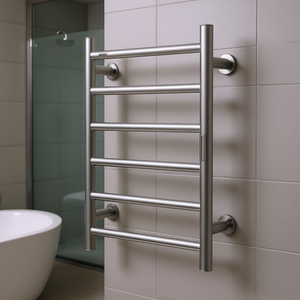 Vevor Toallero Eléctrico de Pared con 6 Barras, Calentador de Toallas para Baño, Diseño Moderno Pulido Espejo - Product Image 2