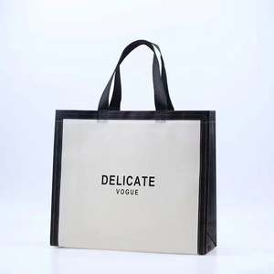 Sacs à main en tissu non tissé de grande capacité et de haute qualité, sacs d'emballage pour chaussures personnalisés - Product Image 4