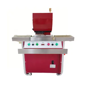 Hole Punching Machine Leather Belts Making Edge Bevel Cutting Hydraulic Leather Belt Hole Punching Manufacturing Machine