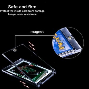 Fundas protectoras para tarjetas QY One Touch 100% transparentes de PVC para tarjetas coleccionables y tarjetas de intercambio - Product Image 5