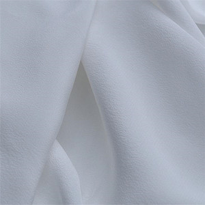 Tessuto <span class=keywords><strong>Crepe</strong></span> De Chine in <span class=keywords><strong>Seta</strong></span> Pura al 100% PFD CDC Bianco Naturale 12m/m 44'' per Tintura, Grado 6A, Massima Qualità - Product Image 4