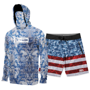 Custom Design <strong>Face</strong> Mask Hooded Fishing Hoodie Fishing Suit Upf 50+ Quick Dry Breathable Long Sleeve Fishing <strong>Shirt</strong> - Product Image 3