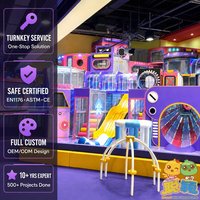 Château Ludique avec Glissade LED, Jeu de Projection Interactif, Mur de Jeu à Détection de Mouvement pour Enfants, Certifié EN1176 CE, Sûr