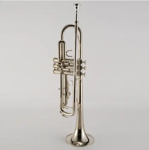 Professional trumpet gold lacquered finish musical instruments ABC1409