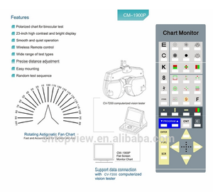 Автоматический фороптер Top View CV-7800 с проектором таблиц для проверки зрения на планшете для оптики, гарантия 1 год - Product Image 6
