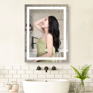 Espelho espejo de maquillaje inteligente espejos con luz luces светодиодное Сенсорное зеркало для ванной комнаты зеркала для ванной со светодиодним светом