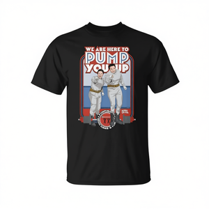 T-shirt da palestra Snl Hanz & Franz, maglietta promozionale da uomo nera - Product Image 2