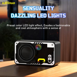 Altavoz Subwoofer Inalámbrico Transparente de Gran Volumen con Luces de Colores, Mini Altavoz de Acero, Moderno y Genial, Ideal para Regalo - Product Image 2