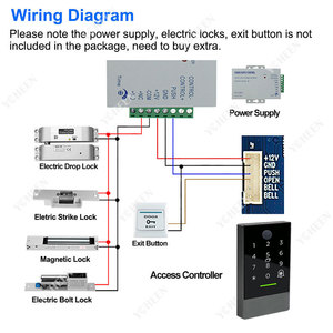 Ttlock App kiểm soát truy cập thông minh hệ thống kiểm soát truy cập mã QR bàn phím Bàn phím không cần chìa khóa - Product Image 5