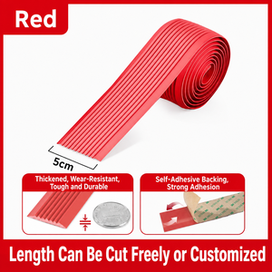Tira Antideslizante Autoadhesiva para <span class=keywords><strong>Escaleras</strong></span>, Protector <span class=keywords><strong>de</strong></span> Borde <span class=keywords><strong>de</strong></span> Escalón <span class=keywords><strong>de</strong></span> Goma Acanalada, Tira <span class=keywords><strong>de</strong></span> Seguridad Antideslizante para <span class=keywords><strong>Escaleras</strong></span>, Colorida, para Interiores - Product Image 4