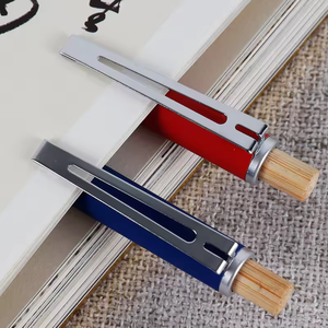 नई हॉट बिक्री मैट बॉलपॉइंट पेन इको फ्रेंडली लकड़ी बांस धातु बॉलपॉइंट पेन के साथ धातु बॉलपॉइंट पेन - Product Image 4