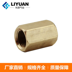 ข้อต่อทองแดงแท้ LiYuan แบบเกลียวใน ขนาด 1/2 3/8 1 นิ้ว สำหรับท่อลม ทนแรงดันสูง - Product Image 3